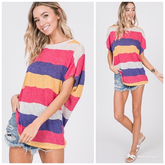 🥰LAST 1! Color Block Twist Back Top! 💐 - Picture 6 of 6